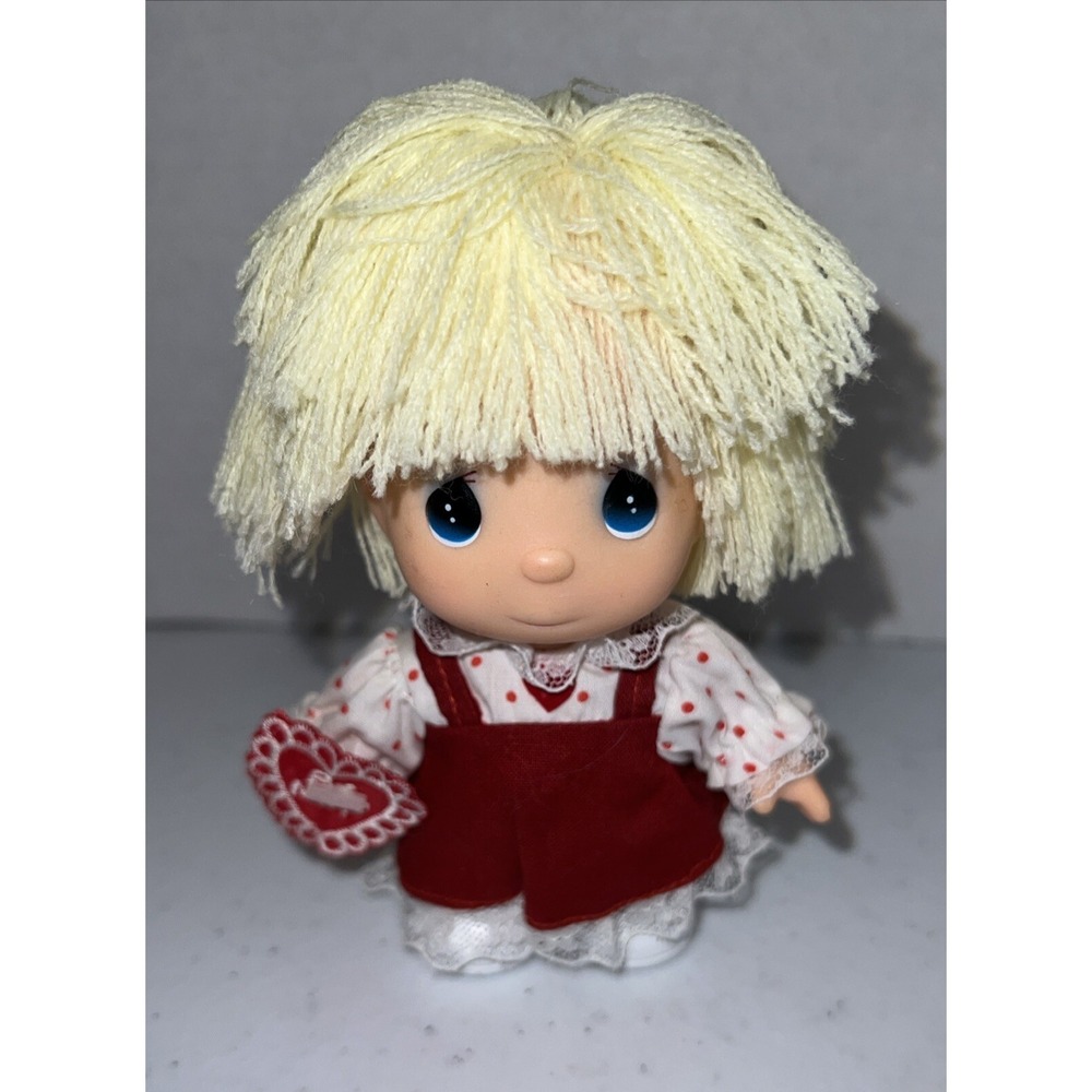 Vtg 1989 Enesco Precious Moments Valentine Girl Be Mine Babies Figure Valentines